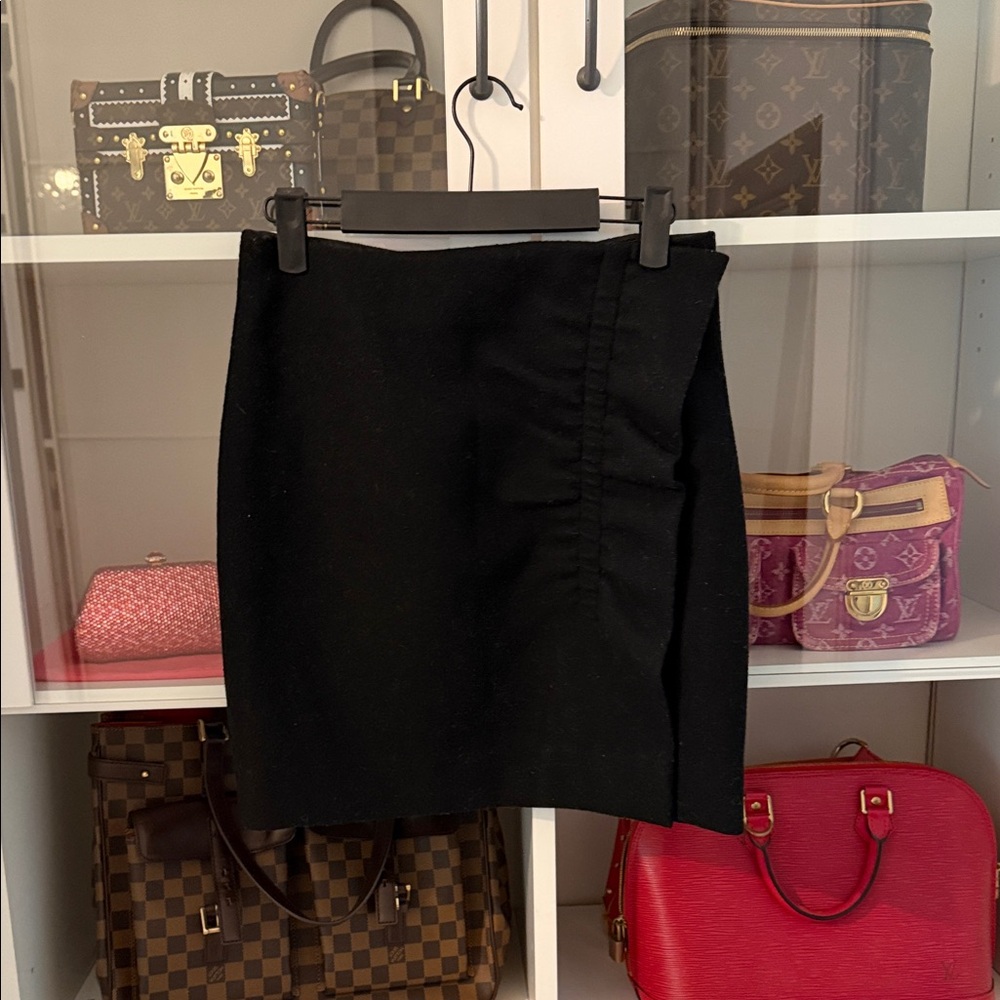 Louis Vuitton Black wool skirt